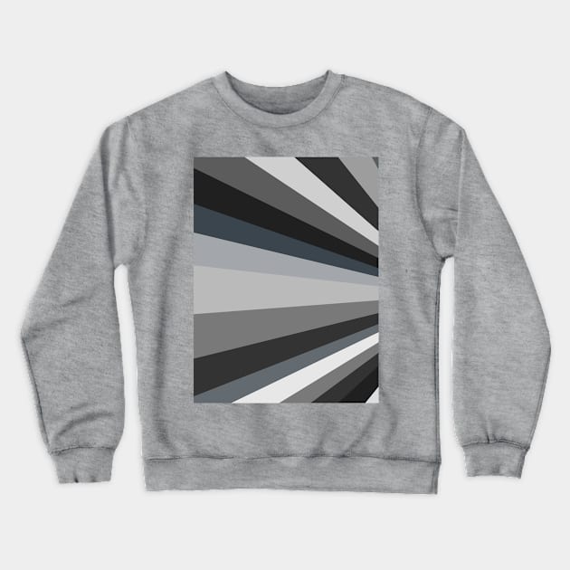 Grey Shades in Stripes Crewneck Sweatshirt by OneThreeSix
